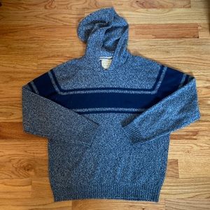 Mens Weatherproof Vintage Striped Hooded Sweatshirt szM